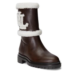 Lauren Ralph Lauren Botine Lauren Ralph Lauren Carter 802915439002 Chestnut Brown/Natural