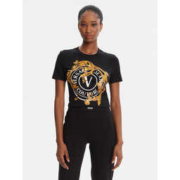 Versace Jeans Couture Versace Jeans Couture Camiseta 79HAHE01 CJ02E Negro Regular Fit