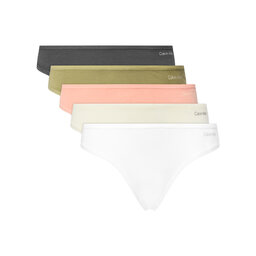Calvin Klein Underwear Calvin Klein Underwear Komplektas: 5 klasikinių kelnaičių poros 000QD5251E Spalvota