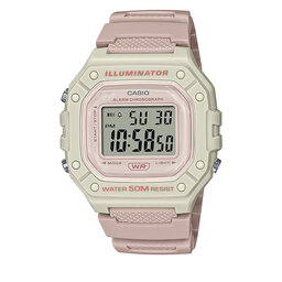Casio Pulkstenis Casio W-218HC-4A2VEF Pink/Beige