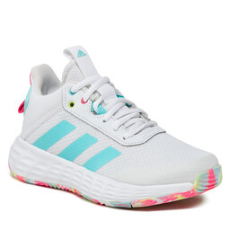 adidas Chaussures adidas Ownthegame 2.0 Shoes IF2696 Ftwwht/Flaaqu/Lucpnk