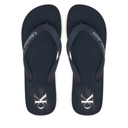 Calvin Klein Jeans Čības uz pirksta Calvin Klein Jeans Beach Sandal Transparent Tpu YM0YM01267 Tumši zils