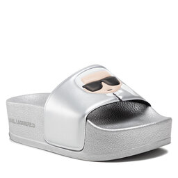 KARL LAGERFELD Nazouváky KARL LAGERFELD KL80805 Silver Rubber