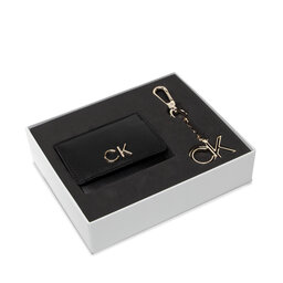 Calvin Klein Подаръчен комплект Calvin Klein Trifold Xxs + Keyfob K60K608906 BAX