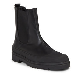 Calvin Klein Kotníková obuv s elastickým prvkem Calvin Klein Chelsea Boot High HM0HM01215 Ck Black BEH