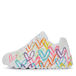 

Снікерcи Skechers Uno Lite Spread The Love 314064L/WML Wht/Mult/Neon, Білий