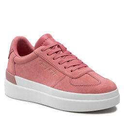 Tommy Hilfiger Sneakers Tommy Hilfiger Th Signature Suede Sneaker FW0FW06518 English Pink T1A