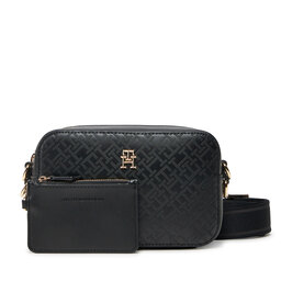 Tommy Hilfiger Дамска чанта Tommy Hilfiger Th Distinct Camera Bag Mono AW0AW17221 Черен