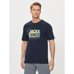 Jack&Jones Jack&Jones Póló Map 12257908 Sötétkék Regular Fit