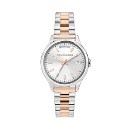 Trussardi Zegarek Trussardi R2453170501 Srebrny