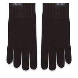 Calvin Klein Guanti da uomo Calvin Klein Classic Cotton Rib Gloves K50K511011 Ck Black BAX