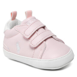 Polo Ralph Lauren Sneakersy Polo Ralph Lauren Hertitage Court Ez RL100632 Ligh Pink/Peperwht