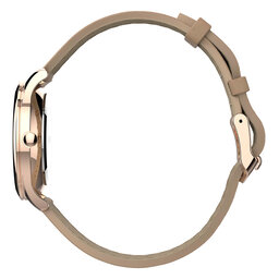 

Годинник Timex Modern Easy Reader TW2T72400 Beige/Gold, Бежевий