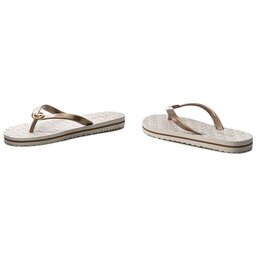 

В'єтнамки MICHAEL Michael Kors Mk Flip Flop Stripe Eva 40S7MKFA4Q Vanilla, Золотий