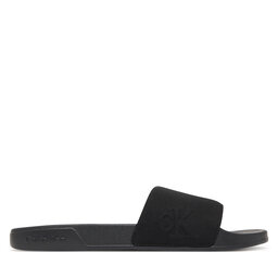 Calvin Klein Pantoletten Calvin Klein Ess Slide Hf Side Logo Cv HM0HM02227 Schwarz