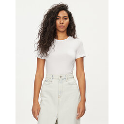 Pieces Pieces Póló Irene 17082526 Fehér Slim Fit