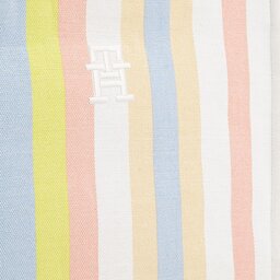 

Сумка Tommy Hilfiger Th Beach Tote Stripes AW0AW16411 Striped Canvas 0F8, Бежевий