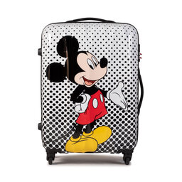 American Tourister Średnia Twarda Walizka American Tourister Disney Legends 64479-7483-1CNU Mickey Mouse Polka Dot