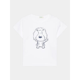 United Colors Of Benetton United Colors Of Benetton T-Shirt 3I1XA1030 Weiß Regular Fit
