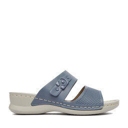 Clara Barson Pantoletten Clara Barson WYL05010-13B Blau