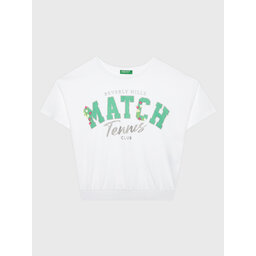 United Colors Of Benetton United Colors Of Benetton T-Shirt 3096C10BA Weiß Boxy Fit