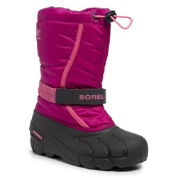 Sorel Schneeschuhe Sorel Youth Flurry NY1965 Deep Blush/Tropic Pink 684