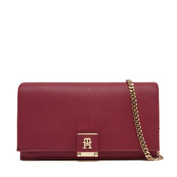 Tommy Hilfiger Torebka Tommy Hilfiger Th Her Flap W/Chain AW0AW17403 Czerwony