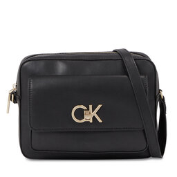 Calvin Klein Kabelka Calvin Klein Re-Lock Camera Bag W/Flap K60K611083 Ck Black BAX
