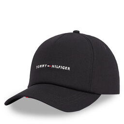 Tommy Hilfiger Șapcă Tommy Hilfiger Th Foundation Soft 6 Panel Cap AM0AM13162 Negru