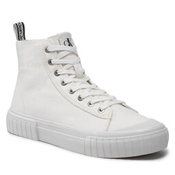 Calvin Klein Jeans Tornacipő Calvin Klein Jeans New Skater Sneakerboot YM0YM00381 Bright White YAF