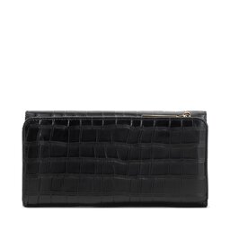 

Великий жіночий гаманець Monnari PUR0210-020 Black Croco, Чорний