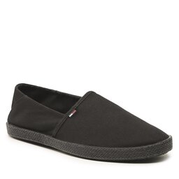 Tommy Jeans Espadrilės Tommy Jeans Espadrille EM0EM01150 Black BDS