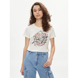 Liu Jo Liu Jo Marškinėliai TA4202 JS003 Écru Regular Fit