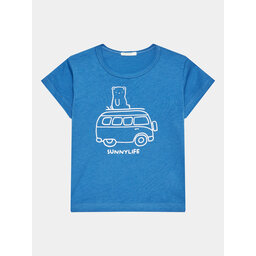 United Colors Of Benetton United Colors Of Benetton T-Shirt 3I1XA1030 Μπλε Regular Fit