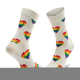 

Високі шкарпетки unisex Happy Socks, Білий