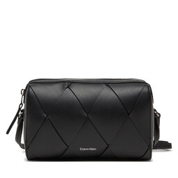 Calvin Klein Handtasche Calvin Klein Ck Woven Camera Bag K60K613002 Schwarz