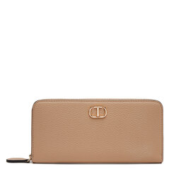 TWINSET Velká dámská peněženka TWINSET 251TD8064 Béžová