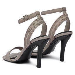 

Босоніжки Tommy Hilfiger Sporty Leather High Heel Sandal FW0FW07795 Smooth Taupe PKB, Бежевий