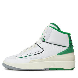 

Взуття Nike Air Jordan 2 Retro (GS) DQ8562 103 White/Lucky Green/Sail, Білий