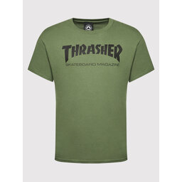 Thrasher Thrasher T-Shirt Skatemag Grün Regular Fit