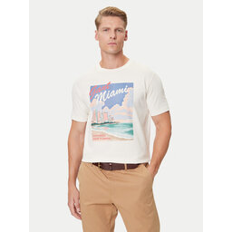 Gant Gant Camiseta 2003341 Écru Regular Fit