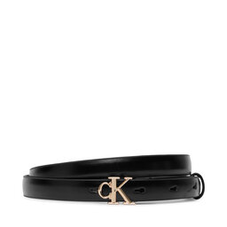 Calvin Klein Gürtel Calvin Klein Round Ck Buckle Smooth 15Mm LV04F7085G Schwarz
