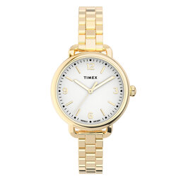 Timex Часовник Timex Standard Demi TW2U60600 Gold/Gold