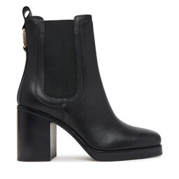 Tommy Hilfiger Stiefeletten Tommy Hilfiger Ltr Square Toe Heel Chelsea Boot FW0FW09555 Schwarz
