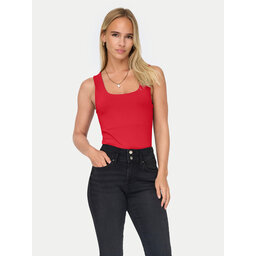 ONLY ONLY Топ Lea 15278090 Червоний Regular Fit