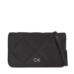 Calvin Klein Borsetta Calvin Klein Re-Lock Quilt Shoulder Bag-Satin K60K611300 Ck Black BAX