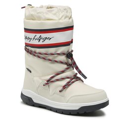 Tommy Hilfiger Schneeschuhe Tommy Hilfiger Snow Boot T3A6-32436-1485 S White 100
