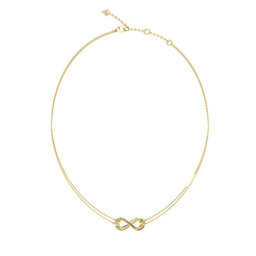 Guess Naszyjnik Guess JUBN05 049JW Złoty