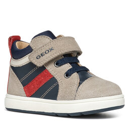 Geox Schnürschuhe Geox B Biglia Boy B044DA 02285 C0829 Sand/Navy