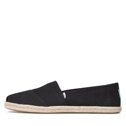 

Еспадрильї Toms Alpargata Rope 10019670 Black, Чорний
